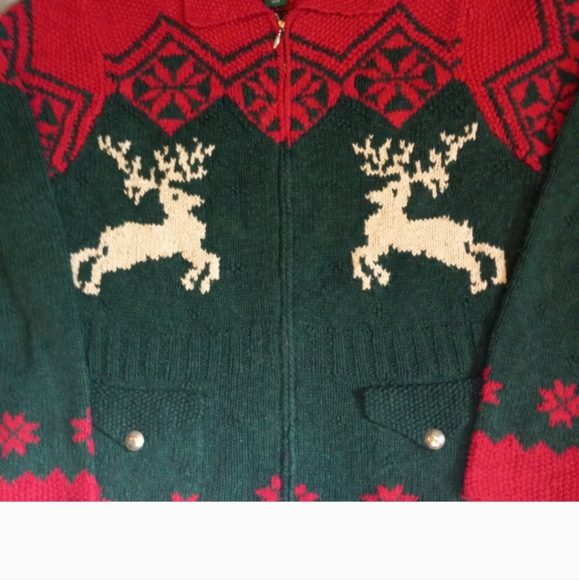 VTG 80s Ralph Lauren Holiday Sweater - Picture 3 of 7